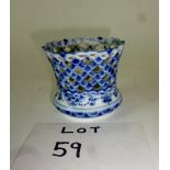 A Royal Copenhagen full lace tea light holder est: £20-£40 (O2)