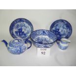 Three attractive George Jones & Sons Abbey pattern deep bowls;