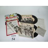 Beatles ephemera to include three The Official Beatles Fan Club Christmas Records, newsletter,