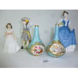 Two Royal Doulton figurines: Special Gift and Helen;