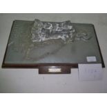 An Interesting Lot: An aluminium model of Gibraltar,