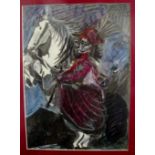 Pablo Picasso lithograph 'Francois on Horseback Toros Y Toreros' Series c1961 (35 x 25 cm approx)