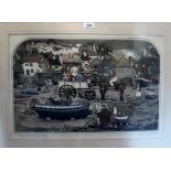 A framed and glazed Graham Clarke print