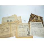 A collection of newspapers and articles