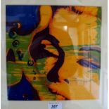 A framed and glazed lithograph Marilyn M