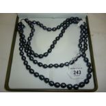 Freshwater pearl long line necklace indi