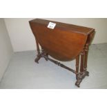 A Victorian pale mahogany large Sutherla