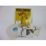 A collection of memorabilia including signed pieces relating to Michael Crawford's 'Barnum' est: