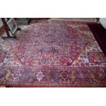 A fine quality Hamadan carpet in good condition (380 x 290 cm approx) est: £500-£800