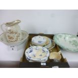 A quantity of china to include a large toilet jug and basin est: £15-£25 (A3)