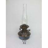 A Victorian plated Hinks Benetfink No 2 oil lamp est: £30-£50 (G1)