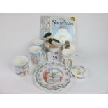 The Snowman Doulton Gift Collection to include Five mugs 'Into the Forest', 'Walking in the Air',