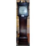 A c1900 mahogany 30 hour Cranbrook clock, 'W.