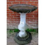 A large four section garden bird bath est: £150-£250