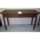 A rare wenge and rosewood consul table with two frieze drawers (very clean) est: £120-£160