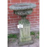 A four section garden urn est: £150-£250