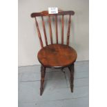 A 19c country farmhouse chair est: £15-£25