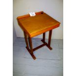 A 20c school desk with lift up flat est: £20-£30