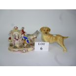 A possibly Beswick model of a Labrador d