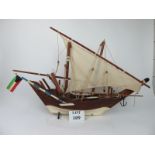 A model ship est: £30-£50 (AB7)