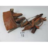 Two pairs of old ice skates est: £30-£50