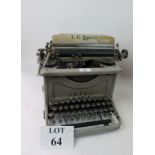 A 1950's American L C Smith typewriter e