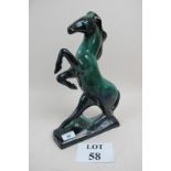 Blue Mountain pottery china horse (36 cm high approx) est: £20-£30 (B24)