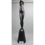 A large signed bronze of a female torso by Volodymyr Odrehiwski est: £180-£220 (N3)