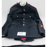 An old Royal Artillery uniform est: £40-£60 (C)