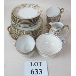 A Noritake part tea set (approx 25 piece