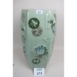 A large Chinese Celadon garden seat (55