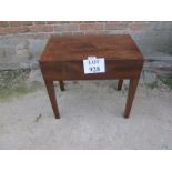 A small Victorian commode stool with lif