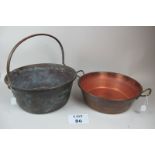 Two old copper pans est: £25-£40 (AB2)