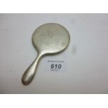 A miniature silver hand mirror Birmingha