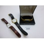 An Accurist boxed watch and another Accu