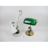 Two desk lamps (a/f) est: £30-£50 (A1)