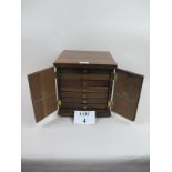 A collector's coin cabinet est: £30-£50 (A1)