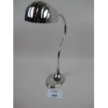 A silver plated desk lamp with shell shape shade est: £80-£120 (G3)