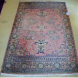 An oriental rug with dragon design (230