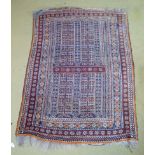 An early 20c Balouch rug est: £10-£20