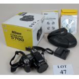 A boxed Nikon Cool Pix 5700 digital camera (retail £899.
