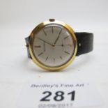 A Jaeger-Lecoultre 18ct gold gentleman's