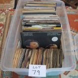 A large collection of LP's 33's & 45's t