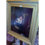 James Sant (After) - A framed oil on can