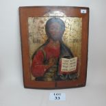 A Russian icon, probably late 19th/early 20th century,