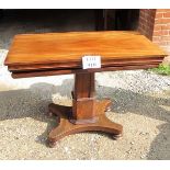 A 19th century mahogany rising three tier buffet table est: £200-£400
