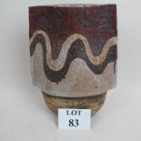 A large mid century studio pottery vase,