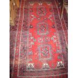An early-mid 20th century Persian rug on