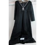 A Malcolm Starr black long dress vintage