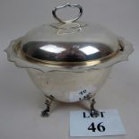 A good quality plated Mappin and Webb soup tureen,